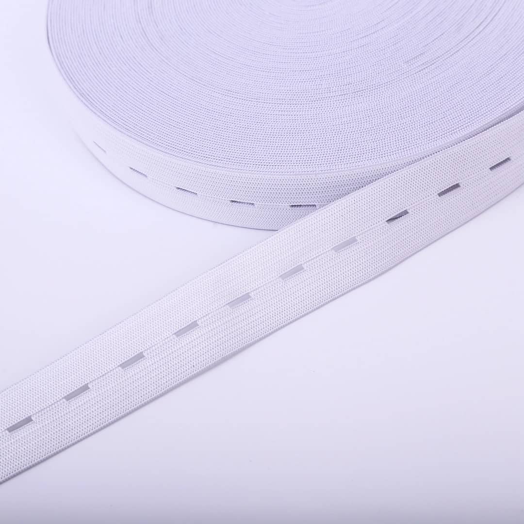 Button knitted elastic band